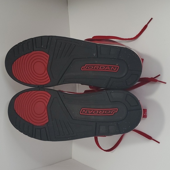 Jordan Flight 45 High Men Basketball, Size 11½, Red - Picture 15 of 15